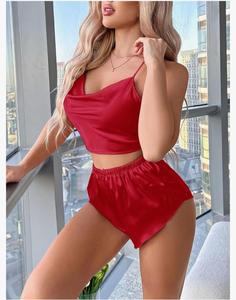ชุดนอนเซ็กซี่ เสื้อและกางเกงขาสั้น ชุดนอนแบบเบบี้ดอลล์ สำหรับฮันนีมูน ชุดชั้นในสำหรับสาวๆ และผู้หญิง - Product Image 2