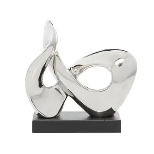 Base Mable, gran oferta, escultura decorativa de aluminio personalizada, adorno central para decoración de Hotel y hogar, uso a precio asequible