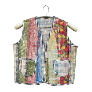 Precio de fábrica Chaleco de lino hecho a mano Chaleco de verano duradero ecológico Pedido a granel Fabricante de Pakistán - Product Image 1