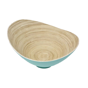 High quality natural spun <b>bamboo</b> serving <b>bowls</b> wholesale modern elegant spun <b>bamboo</b> fruit <b>bowl</b> for home kitchen restaurant - Product Image 5