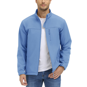 OEM Working Softshell Jacket Custom Design Winter <b>Work</b> Wear <b>Fleece</b> Lined Zip up Soft Shell Jacket - Product Image 3