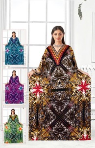 Robes de soirée longues en coton, style kaftan, ornées de sequins et de perles, faites à la main, ethniques, amples, pour les mariages de printemps, les soirées, le Ramadan/Eid - Product Image 5