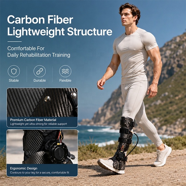 Ai Products 2026 Intelligent Ankle Rehabilitation Robot Lower Limb Walking Assist Exoskeleton Device for Physical Therapy