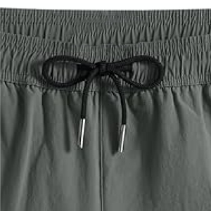 <b>Men's</b> High Quality 100% Polyester Fitness <b>Shorts</b> Solid Pattern Casual Style Breathable and Quick Dry with Pockets - Product Image 3