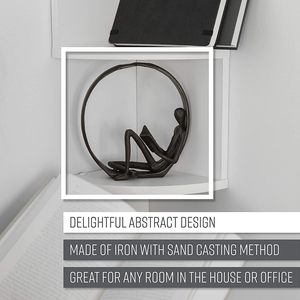 Escultura de nueva llegada de elegancia moderna: pieza de arte abstracto de gran venta para una decoración elegante del hogar, acento ideal para sala de estar y jardín - Product Image 3