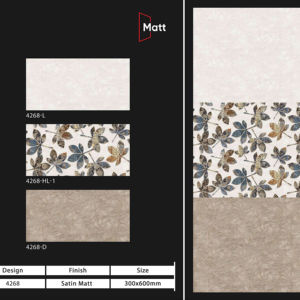 Carreaux muraux en céramique 300x600mm pour salle de bain et cuisine, finition brillante ou mate, texture effet sucre, design mural intérieur luxueux - Product Image 1