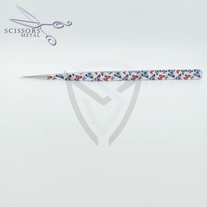 Pince à épiler professionnelle à pointe argentée enduite de poudre Points pointus Volume de précision Ensemble d'extension de cils en acier inoxydable durable - Product Image 2