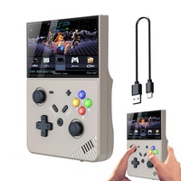 M18 Console électronique portable Lecteur de jeu classique Système open source Jeux intégrés 64 bits Consoles de jeu à fonctions multiples