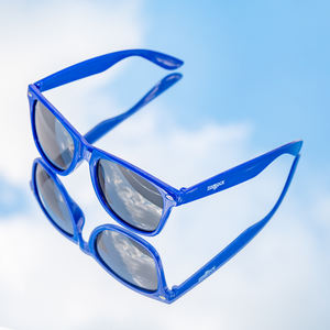 Lunettes de soleil polarisées haut de gamme en fibre de carbone, monture carrée bleu glace, verres UV400, lunettes élégantes pour hommes et femmes, personnalisation OEM - Product Image 5