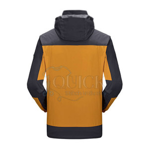 Chaqueta de Primavera Ecológica de Corte Ajustado Fabricada Profesionalmente, Chaqueta Informal para Uso en Exteriores, Impermeable, Transpirable y Personalizable para Hombre - Product Image 2
