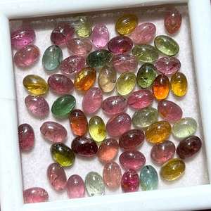 Pierres précieuses de tourmaline de haute qualité naturelle ovale grande taille lisse pierre précieuse de tourmaline semi-précieuse prix à un prix abordable - Product Image 4