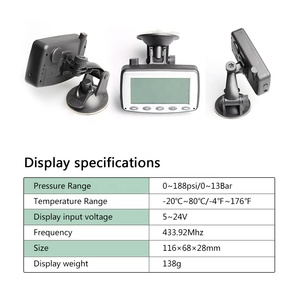 Système de surveillance de la pression des pneus en temps réel GOBIZ compatible avec les camions à 22 roues, 433 MHz TPMS - Product Image 2