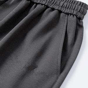 Pantalones de chándal personalizados de peso pesado de buena calidad, pantalones de chándal apilados para hombre personalizados lisos, pantalones con cordón - Product Image 5