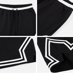 Pantalones Cortos de Baloncesto Personalizados de Felpa Francesa, Transpirables, que Absorben la Humedad, Estilo Vintage, Cintura Elástica, Unisex - Product Image 5