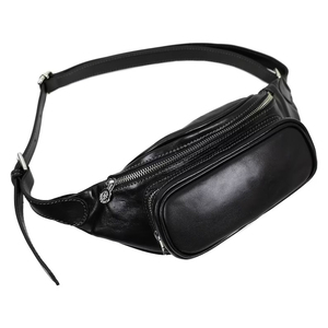 Riñonera cruzada de cuero de lujo, bolso de pecho, bandolera para mujeres y hombres - Product Image 6