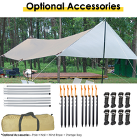 Ensemble d'accessoires de Camping étanches pour l'extérieur, y compris Table pliante et chaise, auvent, tente, tapis de pique-nique pour le Camping et les voyages, Offre Spéciale