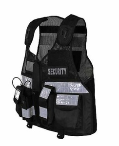 Chaleco DE SEGURIDAD reflectante de neón con tiras de malla para equipo de construcción de carreteras y trabajo de campo - Product Image 1