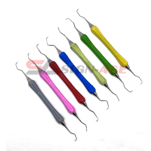 Dental Scaler Set 7 Piece Gracey Curette Kit Periodontal & <b>Tooth</b> Cleaning Scalers CE Approved by Sign-Age Surgical - Product Image 4
