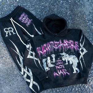 <b>Summer</b> Clothes for Men Jogging Suits Screen Print Casual Pants <b>Hoodie</b> All Over Print Tracksuit Set Men's Shirt and Short Set - Product Image 1