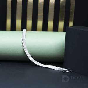 Moissanite Loose Diamond <b>Bracelet</b> In 18kt <b>Solid</b> Gold With Exclusive Design And For Every Occasion - Product Image 5