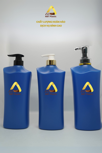 ขวดพลาสติก NBT ขวดโลชั่นพลาสติก HDPE 1000มล. แชมพูเปล่าสำหรับสัตว์เลี้ยงขวดสีน้ำเงินเข้มบรรจุภัณฑ์สำหรับดูแลผิว - Product Image 2