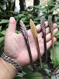 แฮร์สติ๊กทำมือแท่งฮอร์นที่สวยงามเป็นธรรมชาติเข็มกลัดแหล่งกำเนิดที่ทำด้วยมือจากเวียดนามกำหนดเอง - Product Image 4