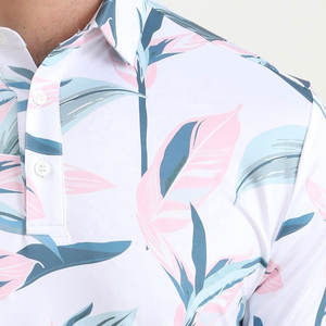 Camiseta de polo ajustada de buena calidad que absorbe la humedad, camiseta de Polo de manga corta personalizada para hombre - Product Image 3