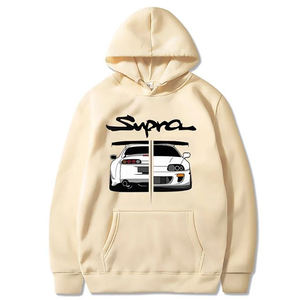 เสื้อฮู้ดโอเวอร์ไซส์ผ้าฝ้าย100% พรีเมี่ยม, เสื้อฮู้ดลำลองโอเวอร์ไซส์ปรับแต่งสีได้ปรับแต่งขนาดโลโก้อย่างมีสไตล์ด้านหน้าฤดูใบไม้ร่วง - Product Image 5