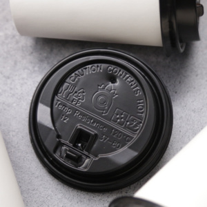 Quang Quan ถ้วยพลาสติก PP แบบใช้แล้วทิ้งกันรั่วซึมแบบคลาสสิกสำหรับถ้วยกาแฟกระดาษ - Product Image 5