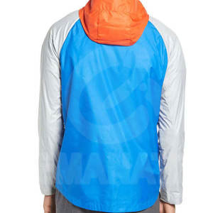 Chaquetas Cortavientos de Invierno de Lona para Hombre, de Alta Calidad, Fabricadas por OEM, Mangas Largas, Impermeables, con Capucha, Personalizables - Product Image 3