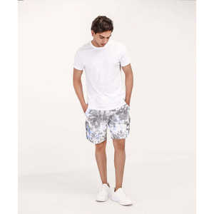 กางเกงขาสั้นผ้าฝ้าย 100% ลายมัดย้อมสำหรับผู้ชาย-ฤดูร้อน - Product Image 2