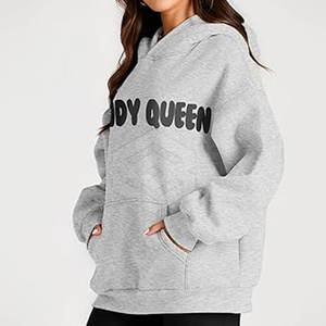 Nuevo Diseño de Sudaderas de Punto Extra Grandes para Mujer de Invierno, Precio al por Mayor con MOQ Bajo, Hecho en Pakistán, Logotipo Frontal para Venta en Línea - Product Image 3