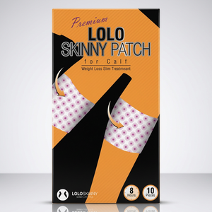 LOLOSKINNY Korean Black Edition Calf Slimming Patch 10ea Anti Cellulite Lower Leg Fat Burner Lipolysis Shaping <b>Sticker</b> Muscle - Product Image 1