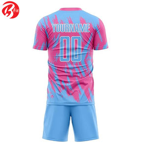 Uniforme de equipo de adultos de ropa de fútbol para hombre con estampado de peso pesado con camiseta y camisetas de fútbol de corte automatizado - Product Image 3