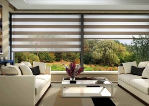 Modern Style Turkish Manufacturer Supplies Custom Window Blinds Zebra Roller Shades with Light Control Day Night <b>Curtains</b> - Product Image 6