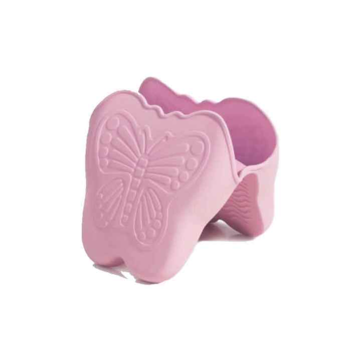 Silicone Oven Holder Mini Butterfly Patterned 2 Pack Pink