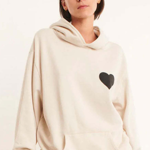 Sudadera con capucha bordada transpirable personalizada para mujer, nueva ropa de invierno elegante con logotipo frontal, servicio OEM - Product Image 6