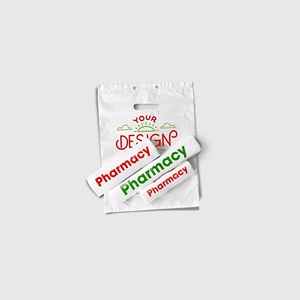 Bolsa de Plástico Reforzada con HDPE, Impermeable, con Asa Troquelada, para Farmacias, Suministro al por Mayor en Turquía - Product Image 4