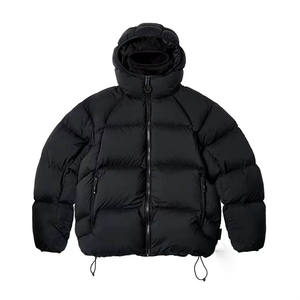 Confortable et élégant hiver chaud manteau épais extérieur doudoune personnalisé à capuche bulle doudoune veste hommes - Product Image 4
