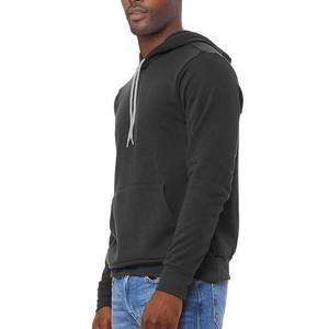 Sudaderas con capucha blancas al por mayor Bella lienzo Bulk negro sudaderas con capucha al por mayor - Product Image 3