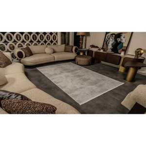 Alfombra Moderna Beige Netline CN009, 100% Acrílica, Antideslizante, Fácil de Limpiar, Duradera, 80x150cm, para Dormitorio, Estudio, Niños - Home Depot - Product Image 1