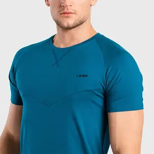 Camisetas de Algodón 100% Satinado para Hombre, Estilo Holgado y Ligero, con Impresión de Logotipo Personalizado, Precio de Fábrica OEM - Product Image 6