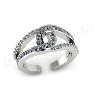 2025แหวนเพทายชุบทองสำหรับผู้หญิงรุ่น Vermeil สไตล์โบฮีเมียนแหวนชั้นดีเครื่องประดับหมั้นสำหรับงานแต่งงานแบบทันสมัยราคาโรงงาน - Product Image 1