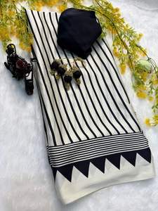 ชุดส่าหรีสำหรับปาร์ตี้แฟนซีชุดปาร์ตี้สำหรับเจ้าสาวชุดส่าหรีดีไซน์ใหม่ล่าสุดบูติกอินเดีย - Product Image 4