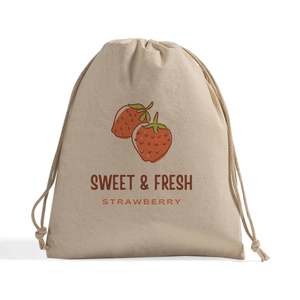 Customized Cotton Canvas <b>Drawstring</b> <b>Pouches</b> with Screen Printing for Personalized Logo Favor Bags - Product Image 6