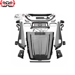 Kit Carrozzeria in Fibra di Carbonio Stile <span class=keywords><strong>B</strong></span> G900 <span class=keywords><strong>R</strong></span>, Nuovo Paraurti Anteriore e Posteriore, Cofano Motore, Aggiornamento Esterno per Mercedes-Benz Classe <span class=keywords><strong>G</strong></span> W463 2002-2018 - Product Image 3