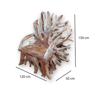 ม้านั่งไม้สักทรงคิงเบนช์ 2 ที่นั่ง ผลิตจากอินโดนีเซีย สำหรับใช้งานกลางแจ้ง - Product Image 2