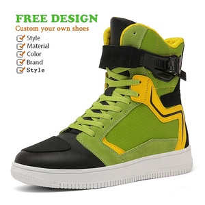 2024 OEM Custom Design <b>High</b> Top Quality Leather Mens Motorcycle Sneakers Racing Speed Riding Shoes Motorbike <b>Boots</b> - Product Image 1