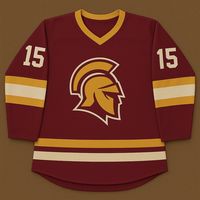 Jersey Hoki Es Berkualitas Tinggi, Desain Sublimasi Custom, Harga Terjangkau, Bordir Jersey Hoki Es