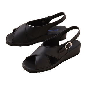 Open Toe CL-0164 Sandals <b>Black</b> Size 23.5 Anti-Slippery Feature - Product Image 1